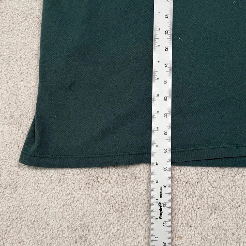 VTG‎ 90s Nike T-Shirt XXL Forest Green Made in USA Mini Swoosh Heavy Cotton